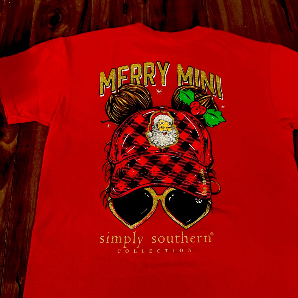 Simply Southern Holiday red girls